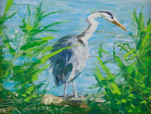 Joseph Sundwall - One Hungry Heron