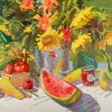 Suzie Baker OPA: ‟Rose's Sunflowers” 