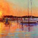Paul Bergquist: ‟Sunrise at Brewer Boatyard” 