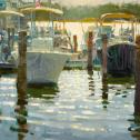 Aimee Erickson: ‟Sunpennies, Oxford Harbor” Second Place - 2018 ($2,000), Best New Artists to Plein Air Easton - 2018 ($1,000)