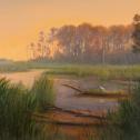 Tarryl Gabel: ‟Backwater Sunset” 