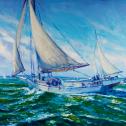 Stephen J. Griffin: ‟Skipjacks at Sail” 