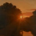 Patrick Okrasinski: ‟Creek Sunset” 