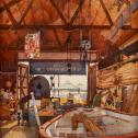 Richard R.  Sneary: ‟Boat Shop” 