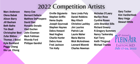 PAE2022 Competition Artists
